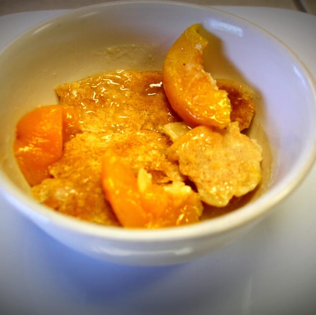 Peach Cobbler.