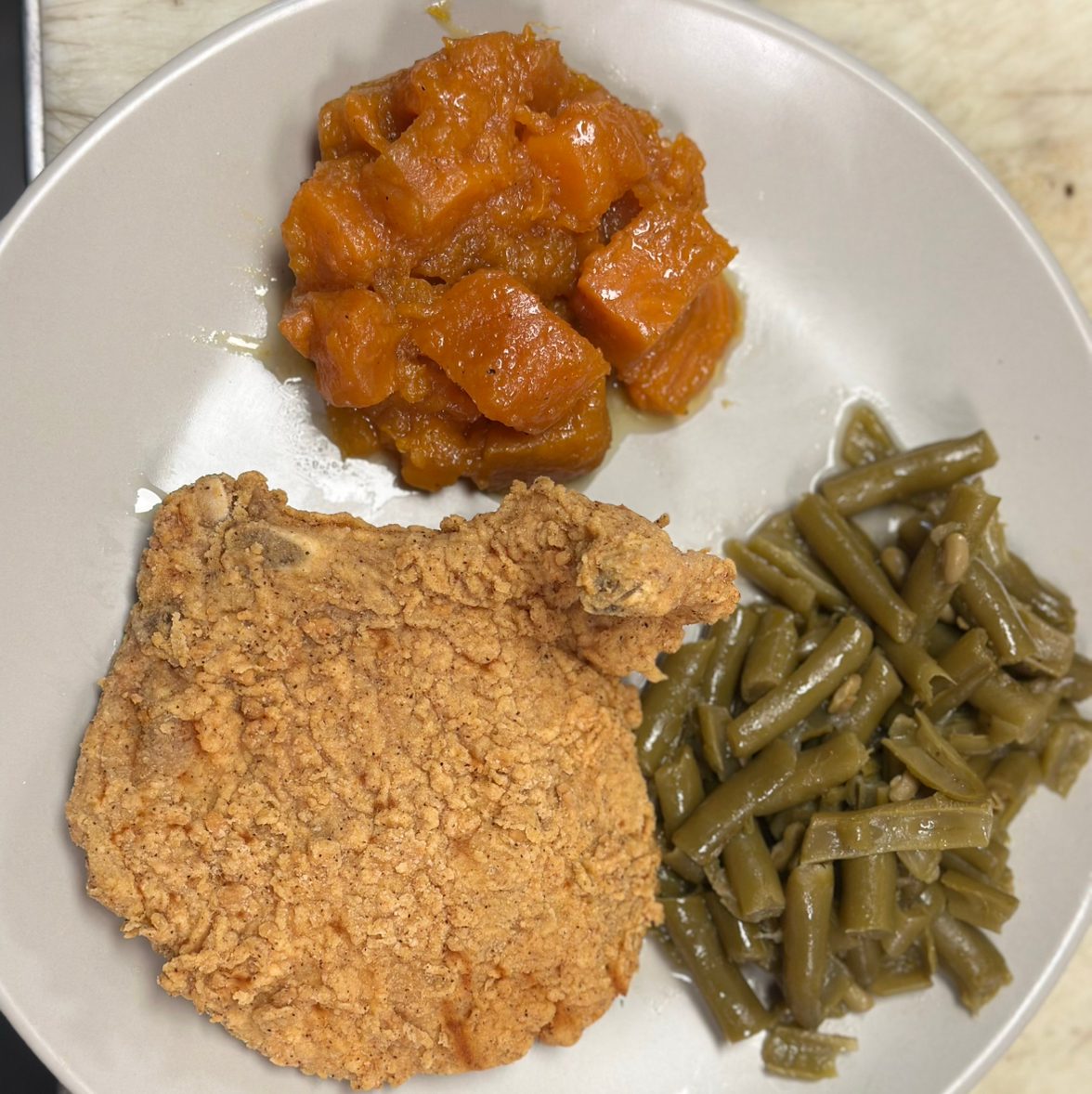 Lunch Special -Pork Chops.