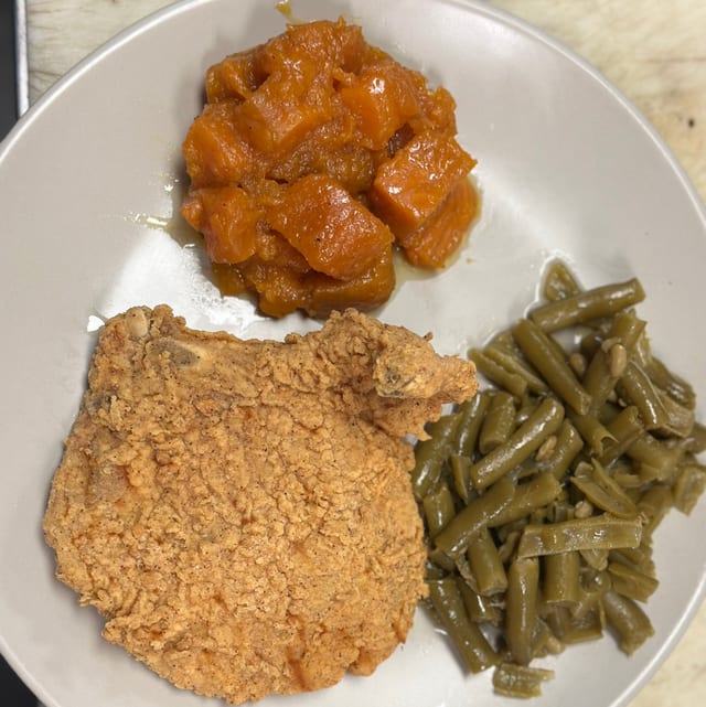 Lunch Special -Pork Chops.