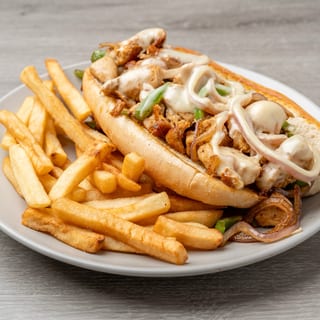 Chicken Philly Cheese Sandwich