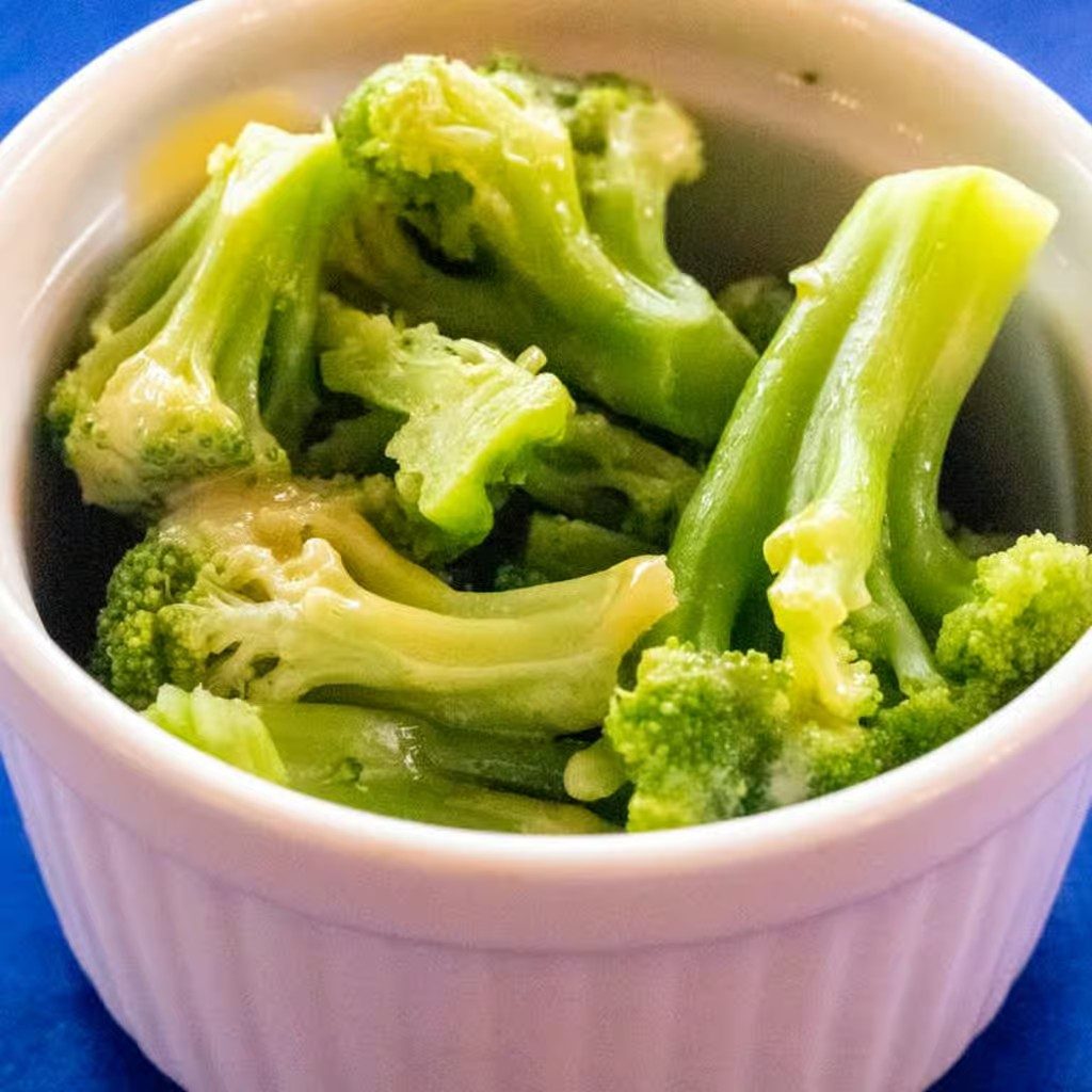 Steamed Broccoli.