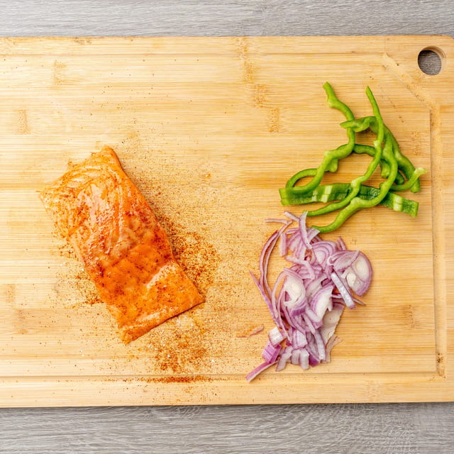 Grilled Salmon.