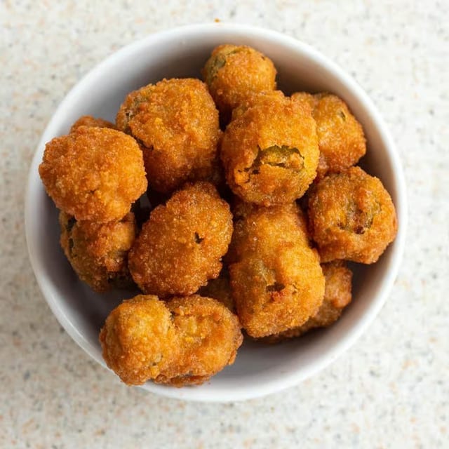 Battered Mushrooms.