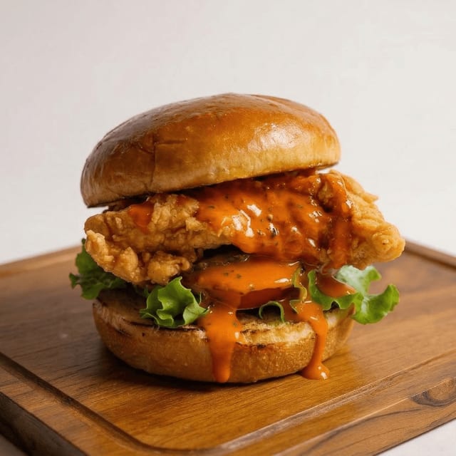 Charlie's' Chicken Sandwich.