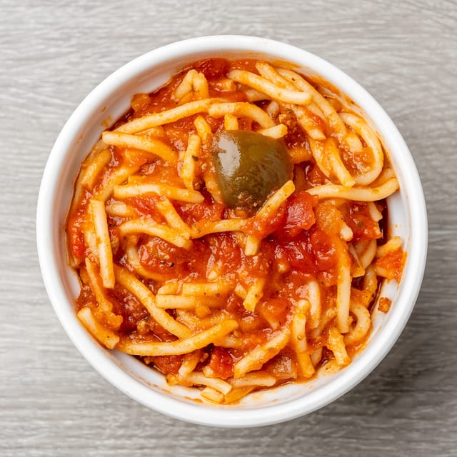 Spaghetti with Meat Sauce.